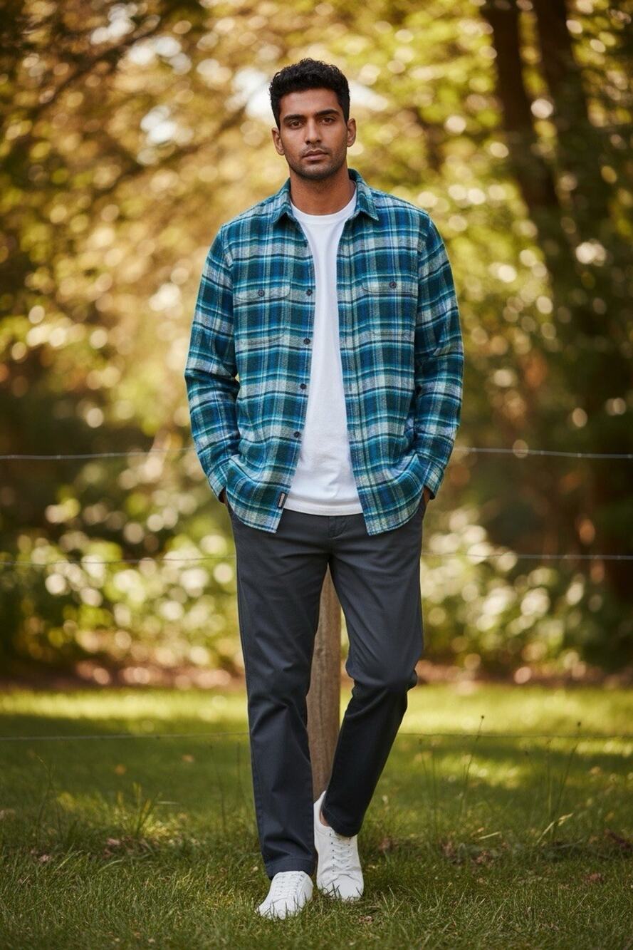 Cotopaxi Mero Heavyweight Flannel Shirt XL Plaid Hiking Organic Cotton